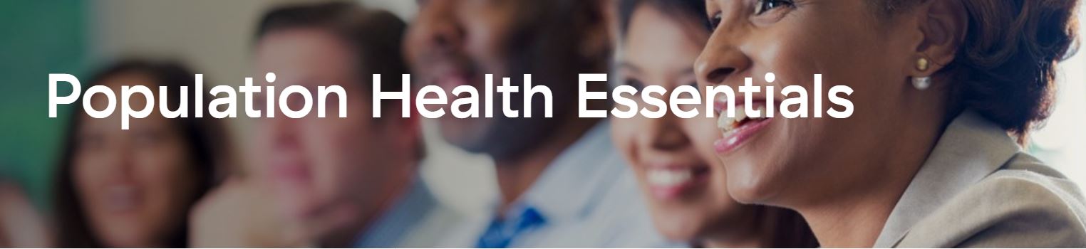 Population Health Essentials-June 2023 Banner